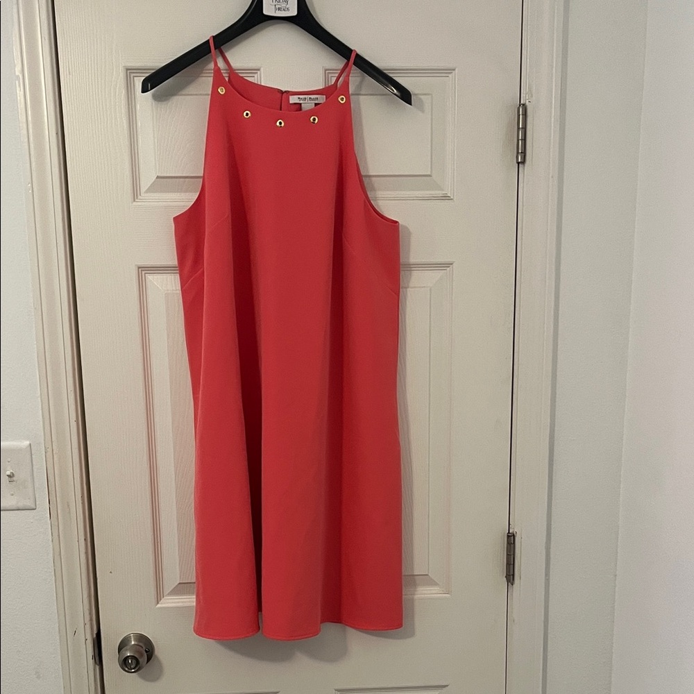White House Black Market Coral Mini Dress